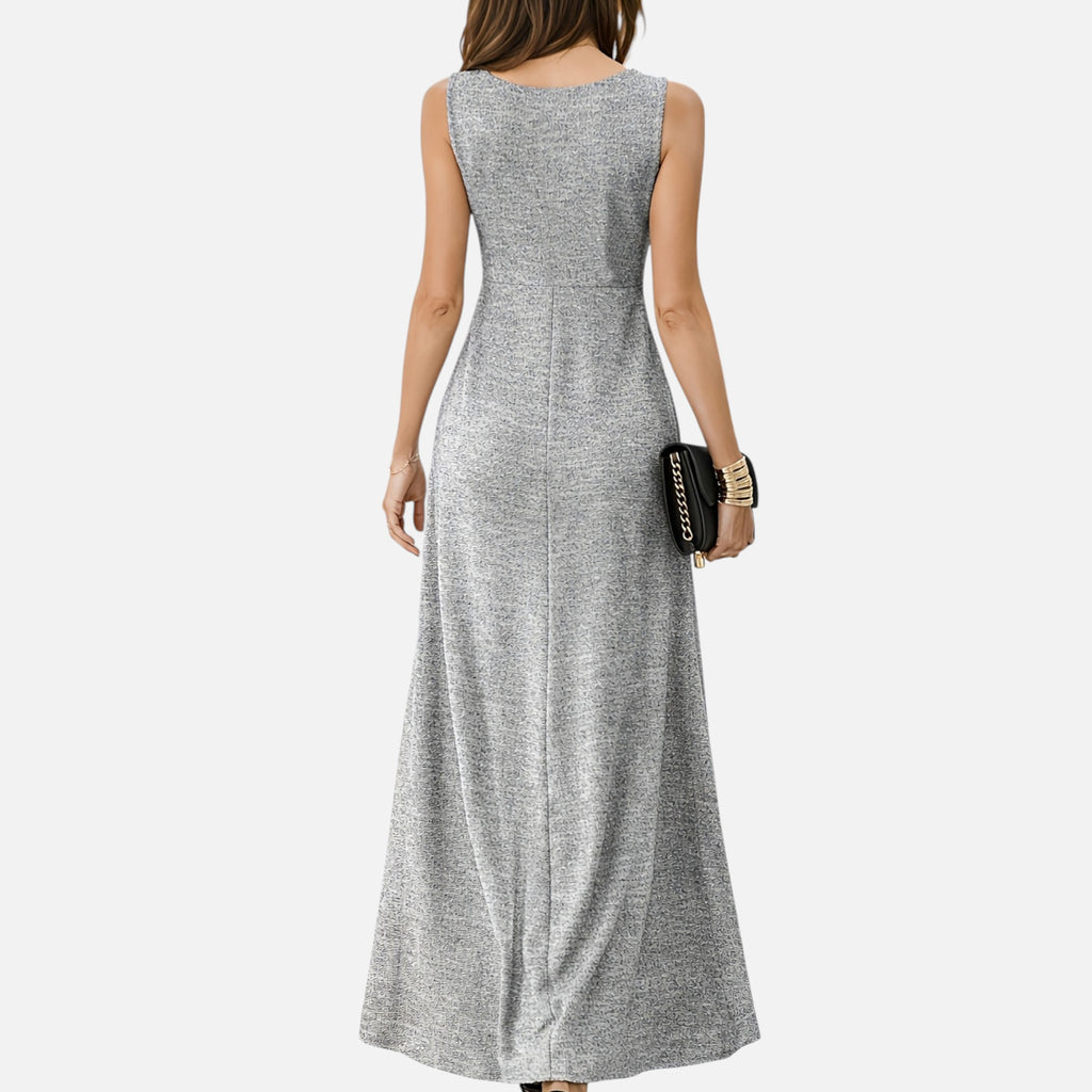 Monvaline | Women’s Sleeveless Maxi Dress Lightweight Summer Casual Wear