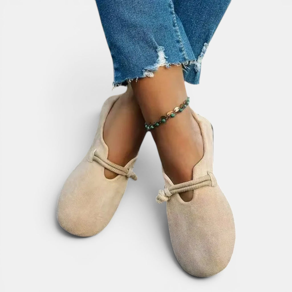 Monvaline | Women's Comfortable Lace-Up Loafers for Work & Everyday Wear