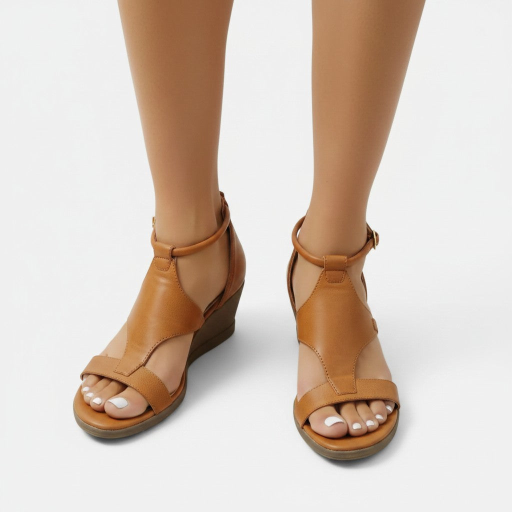 Monvaline | Women’s Orthopedic Wedge Sandals Comfort Platform Summer Shoes