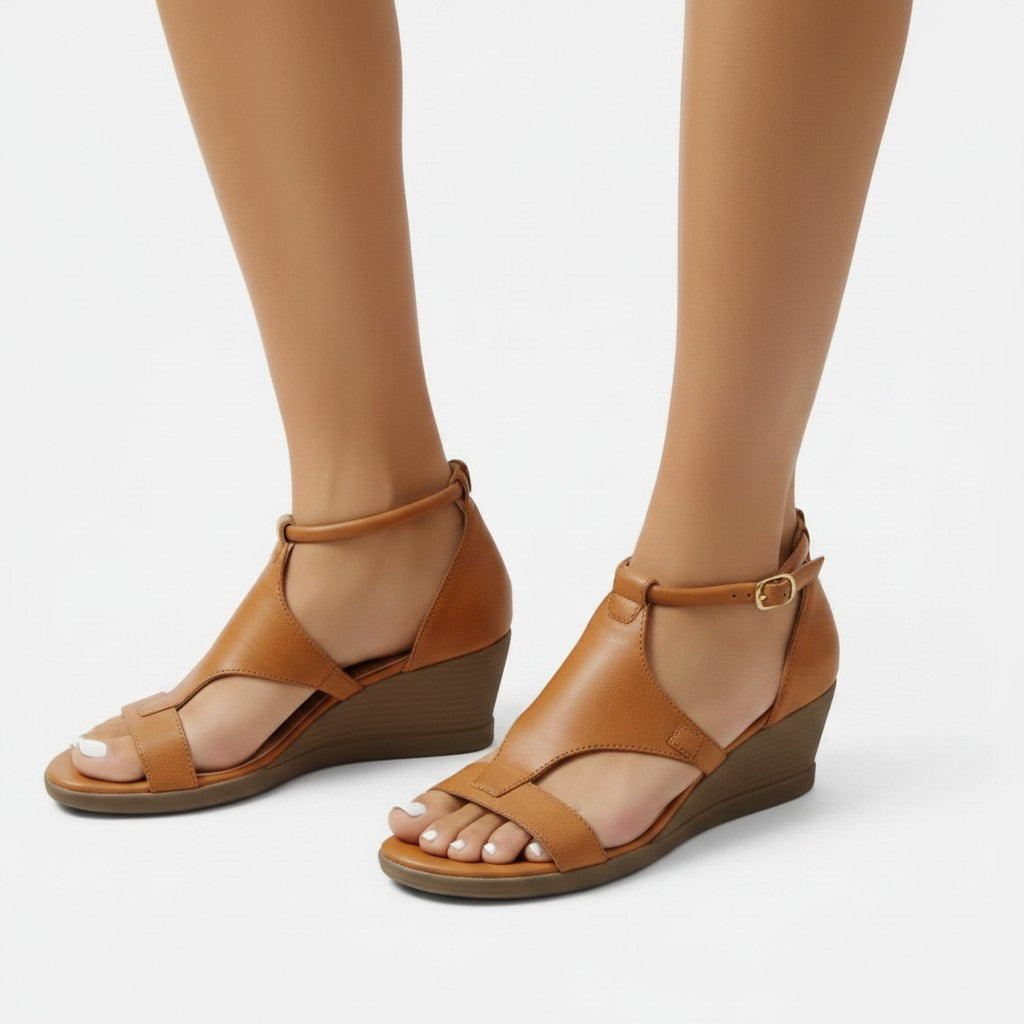 Monvaline | Women’s Orthopedic Wedge Sandals Comfort Platform Summer Shoes