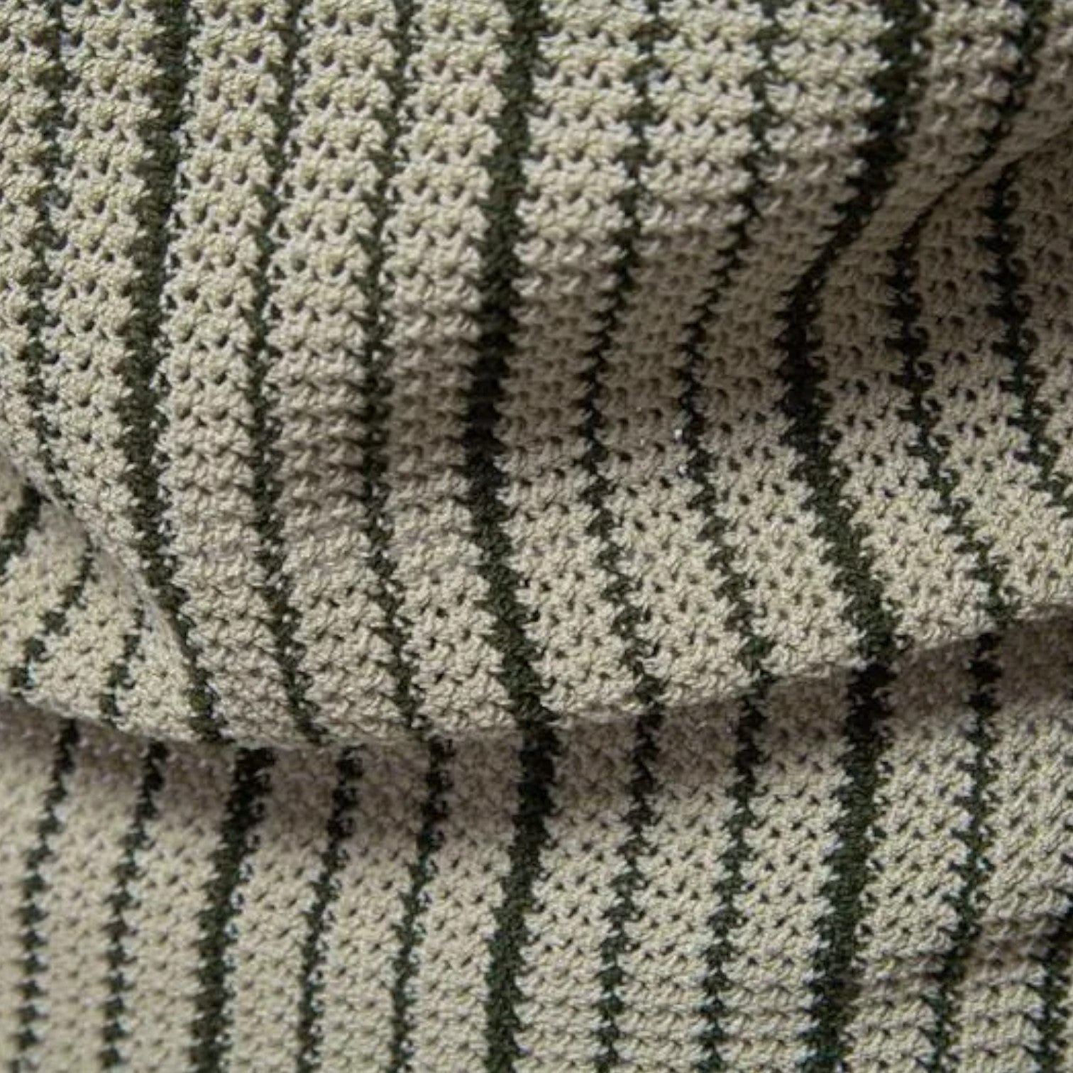Monvaline | Men's Knitted Striped Shirt Lightweight Summer Relaxed Fit