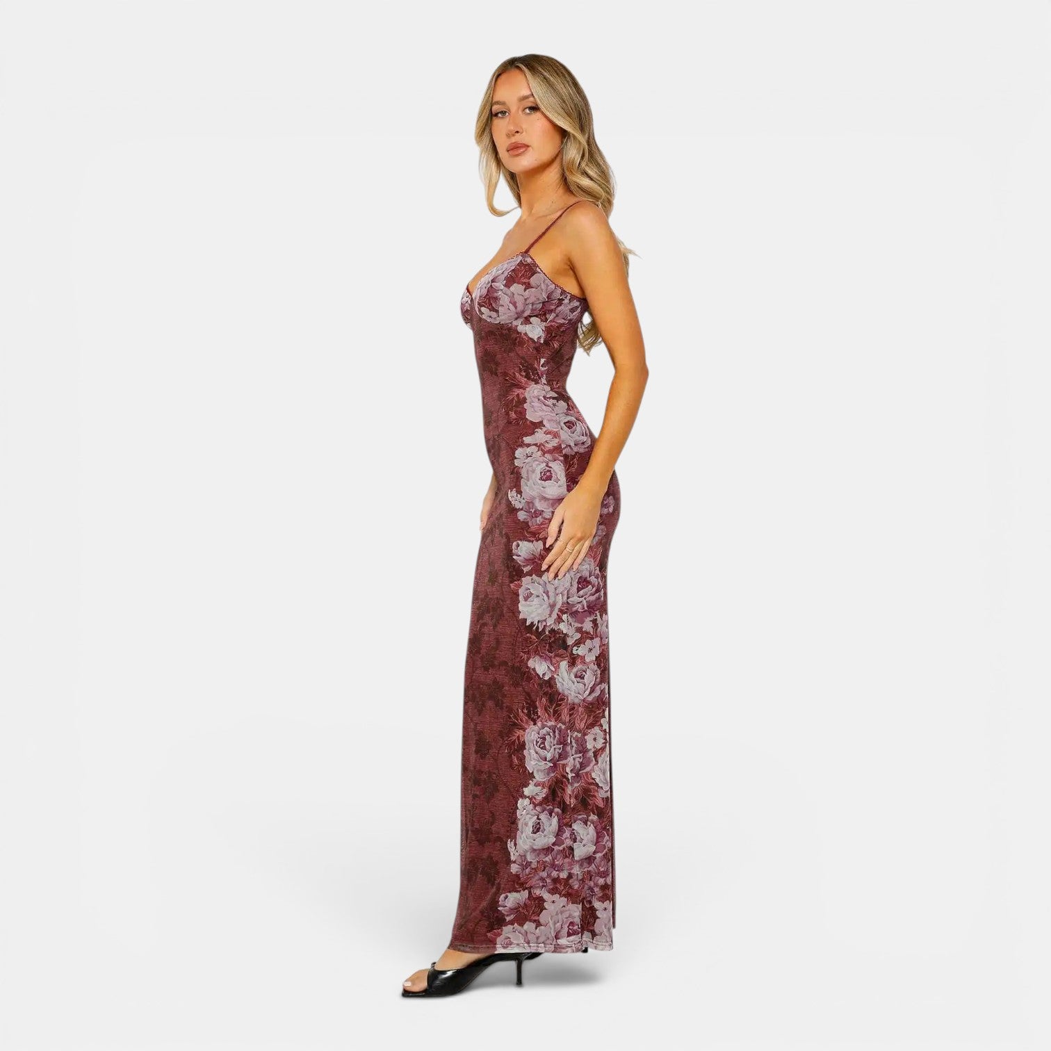 Monvaline | Women's Floral Maxi Dress for Beach Holidays and Summer Travel