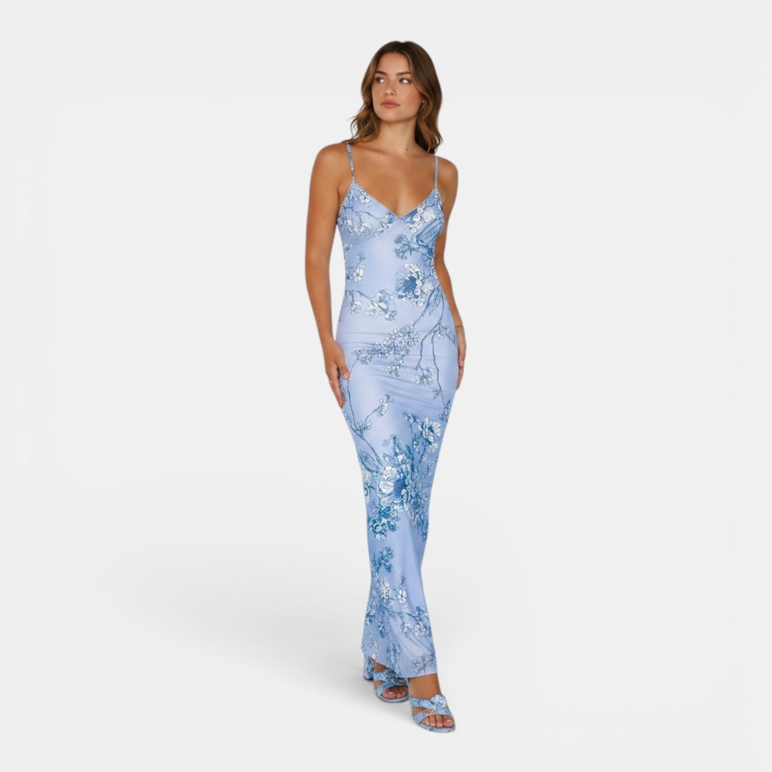 Monvaline | Women's Floral Maxi Dress for Beach Holidays and Summer Travel