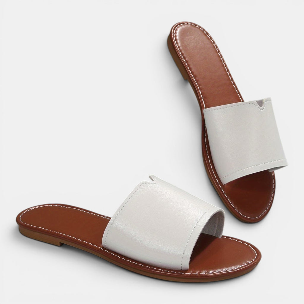 Monvaline | Women’s Comfortable Flat Slides for Beach & Everyday Wear