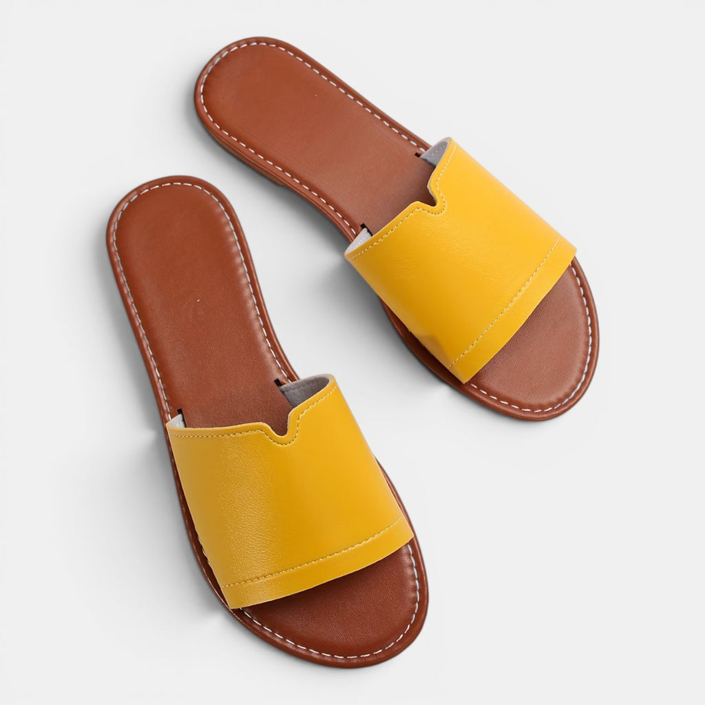Monvaline | Women’s Comfortable Flat Slides for Beach & Everyday Wear
