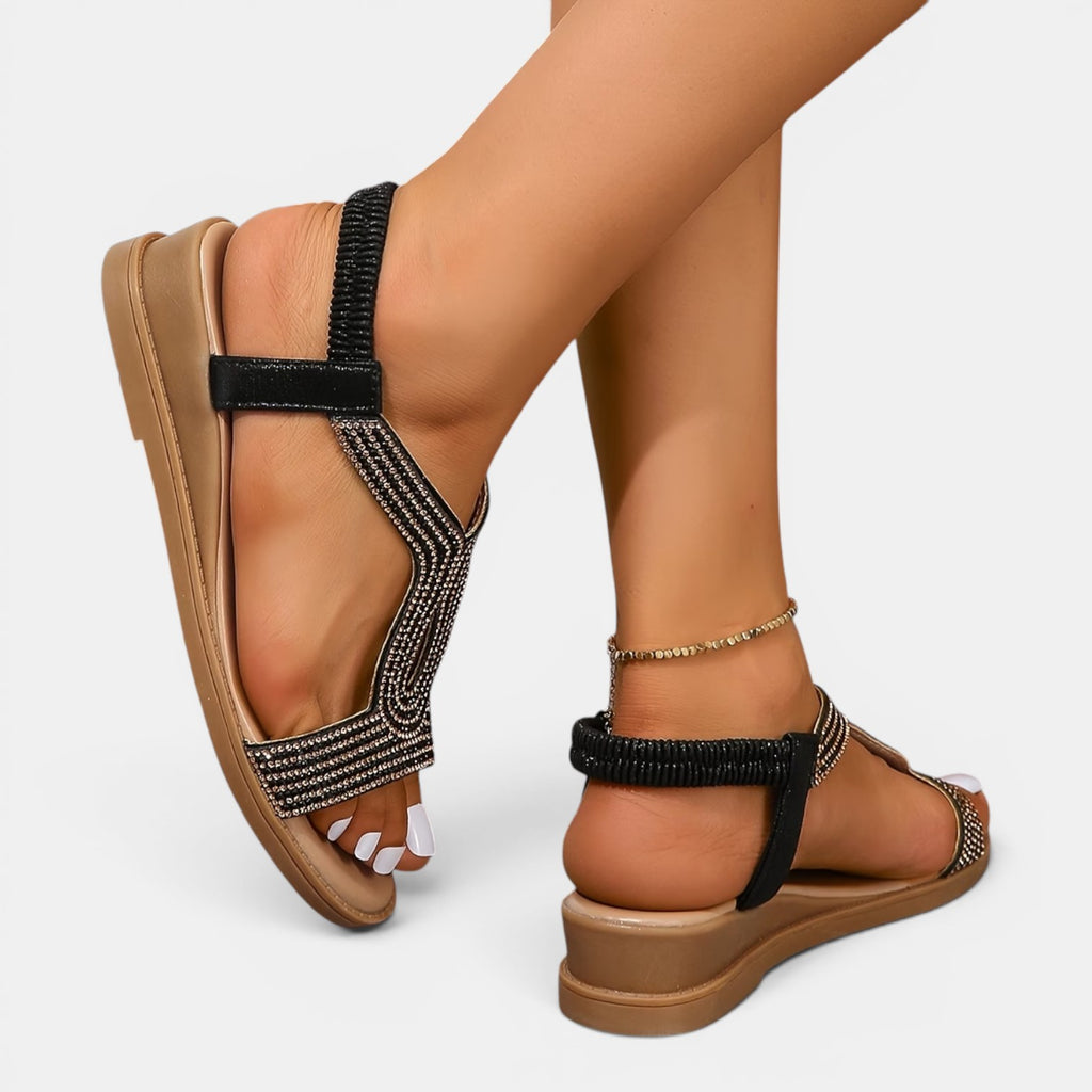 Monvaline | Women’s Comfortable Wedge Slippers for Summer Walking