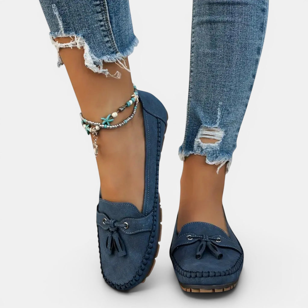 Monvaline | Women's Comfortable Walking Loafers with Arch Support
