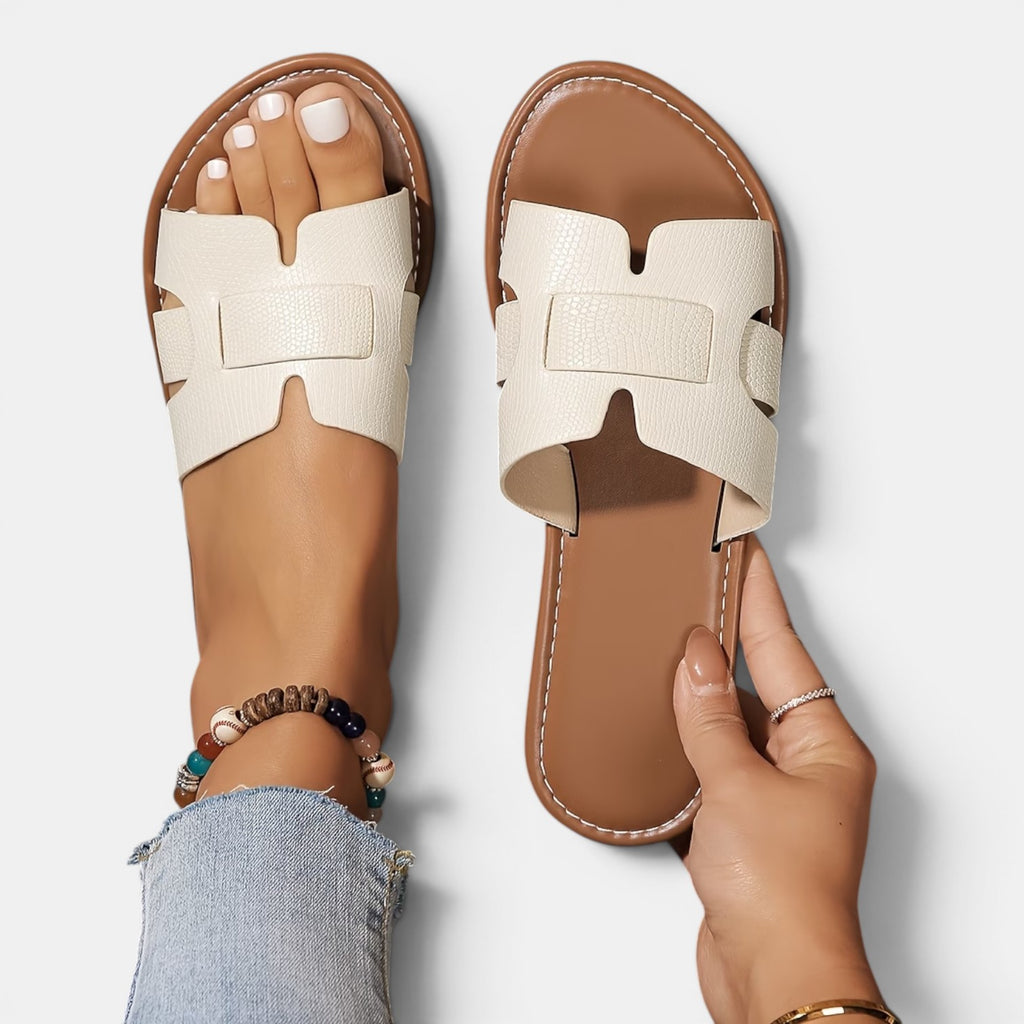 Monvaline | Women’s Comfortable Flat Sandals for Summer Holiday Wear