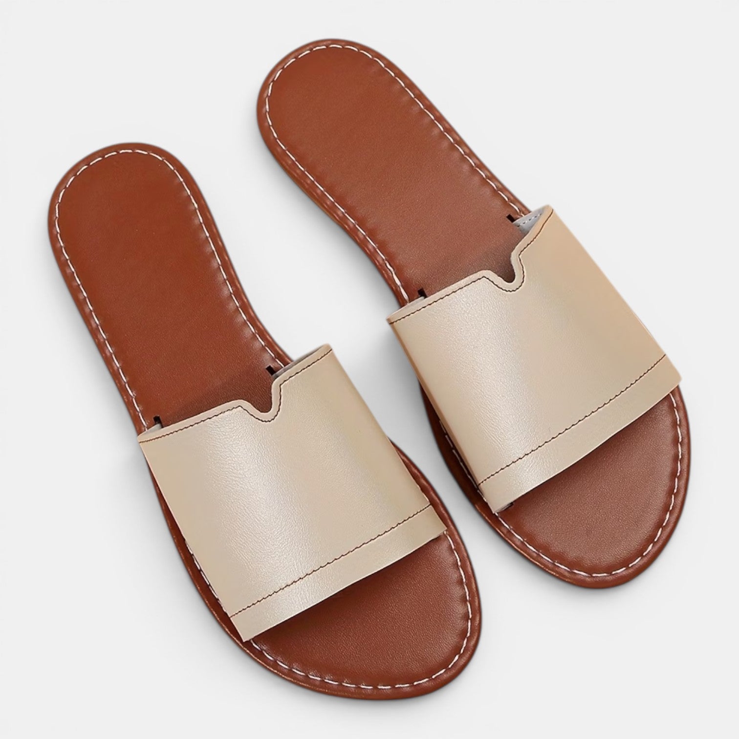 Monvaline | Women’s Comfortable Flat Slides for Beach & Everyday Wear