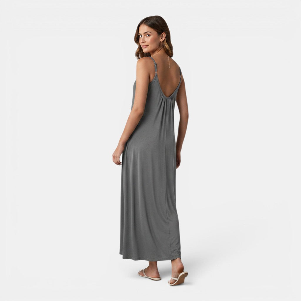 Monvaline | Women’s Relaxed Maxi Cami Dress