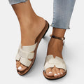 Monvaline | Women’s Comfortable Flat Sandals for Summer Holiday Wear