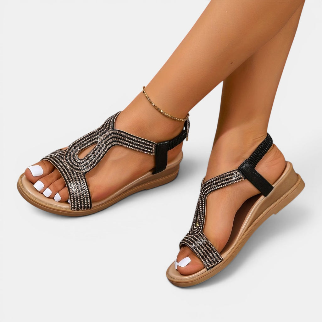 Monvaline | Women’s Comfortable Wedge Slippers for Summer Walking