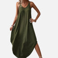 Monvaline | Women’s Loose A-Line Maxi Dress Lightweight Summer Sleeveless