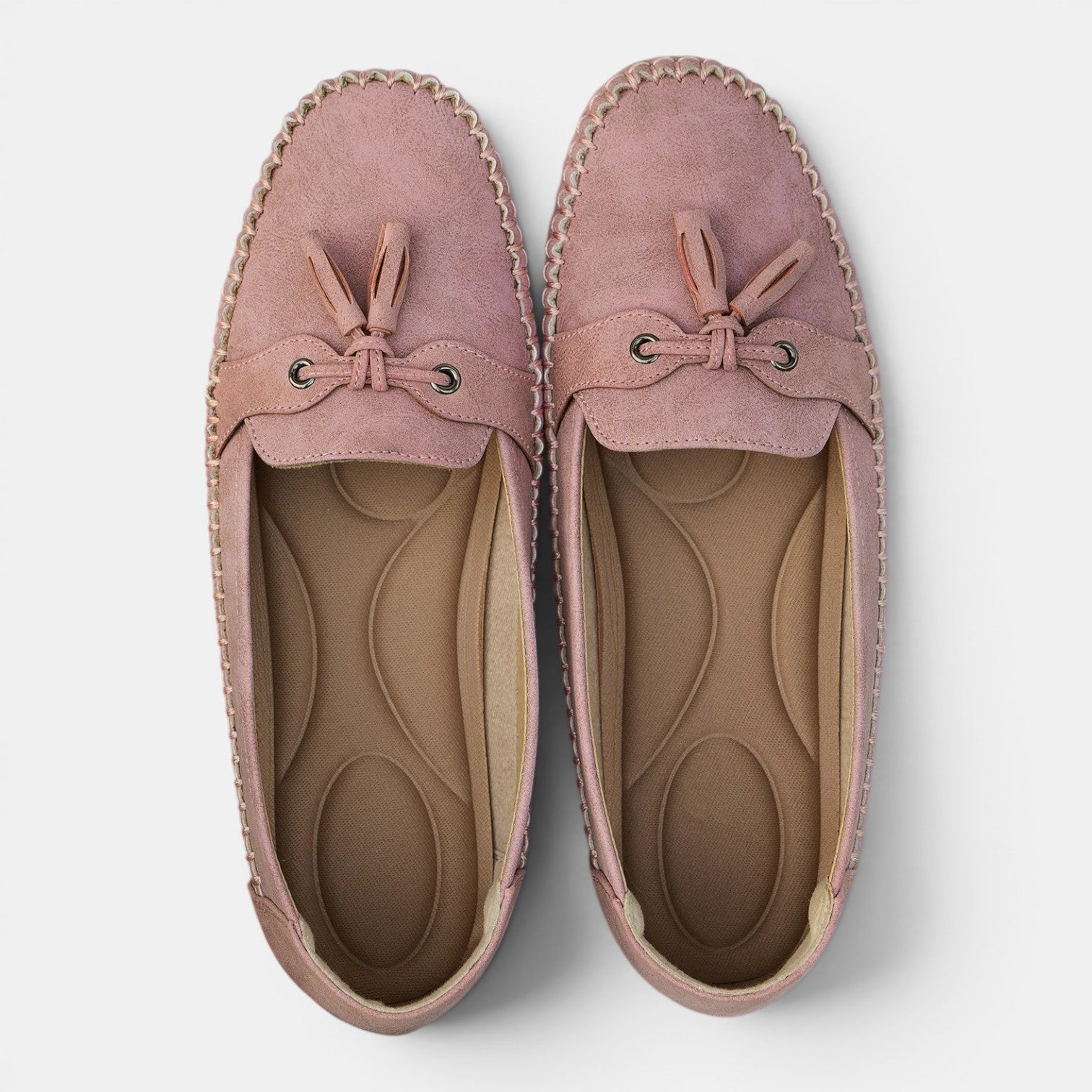Monvaline | Women's Comfortable Walking Loafers with Arch Support