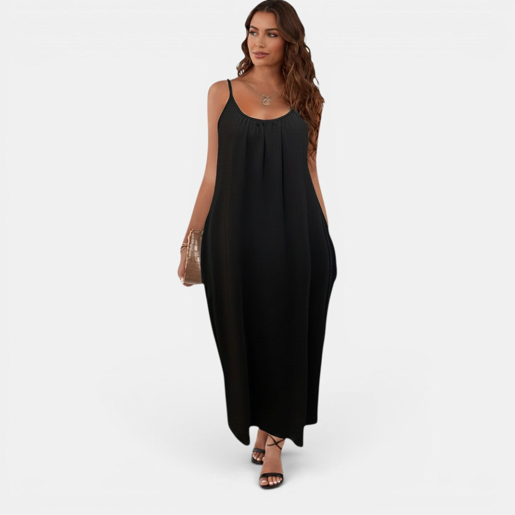 Monvaline | Women’s Relaxed Maxi Cami Dress