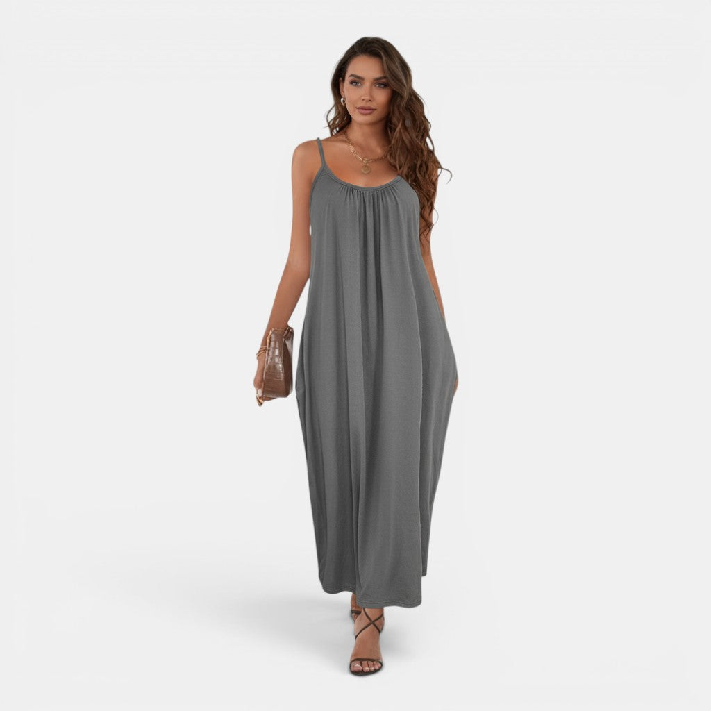 Monvaline | Women’s Relaxed Maxi Cami Dress