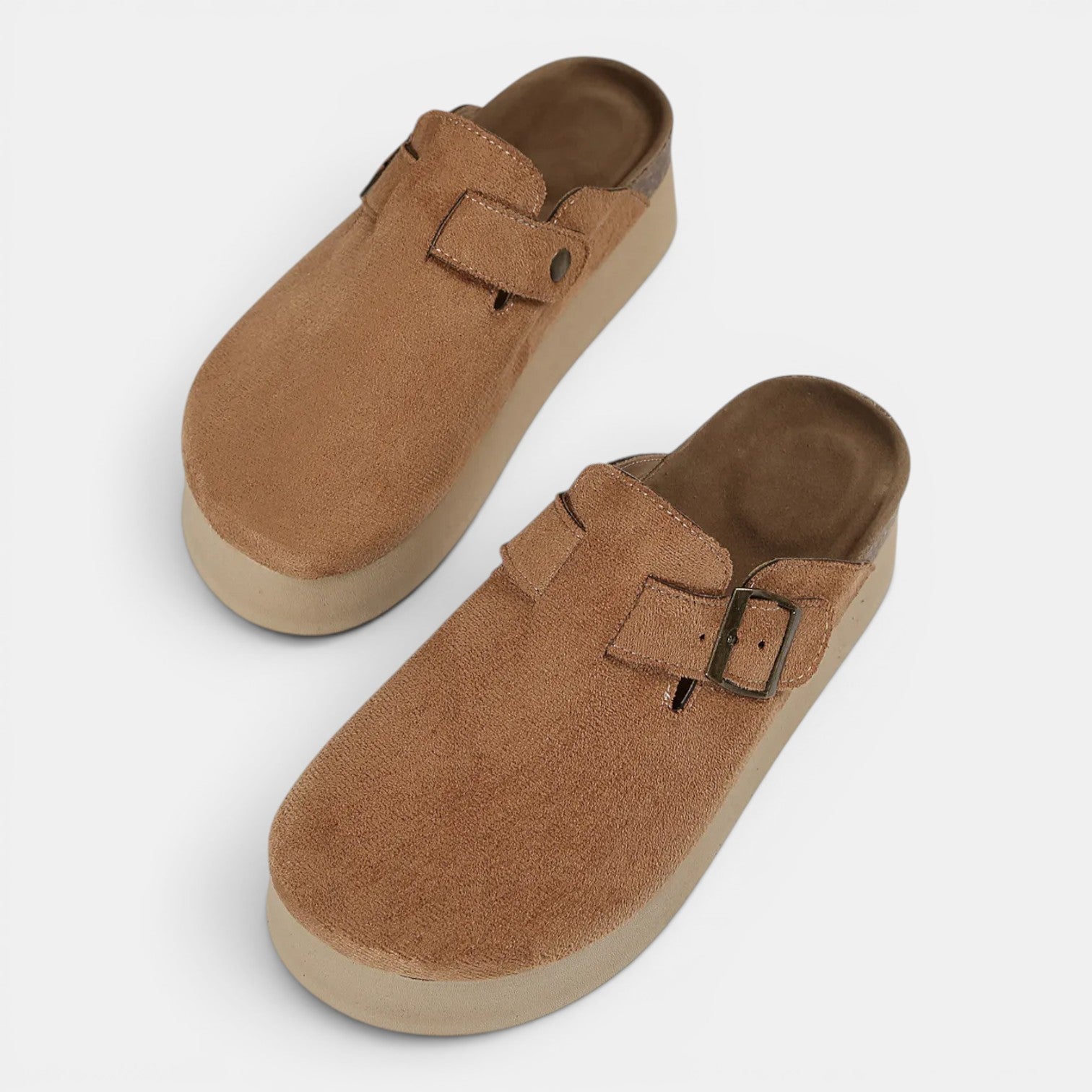 Monvaline | Women's Mule Loafers Comfortable Slip-On Casual Shoes