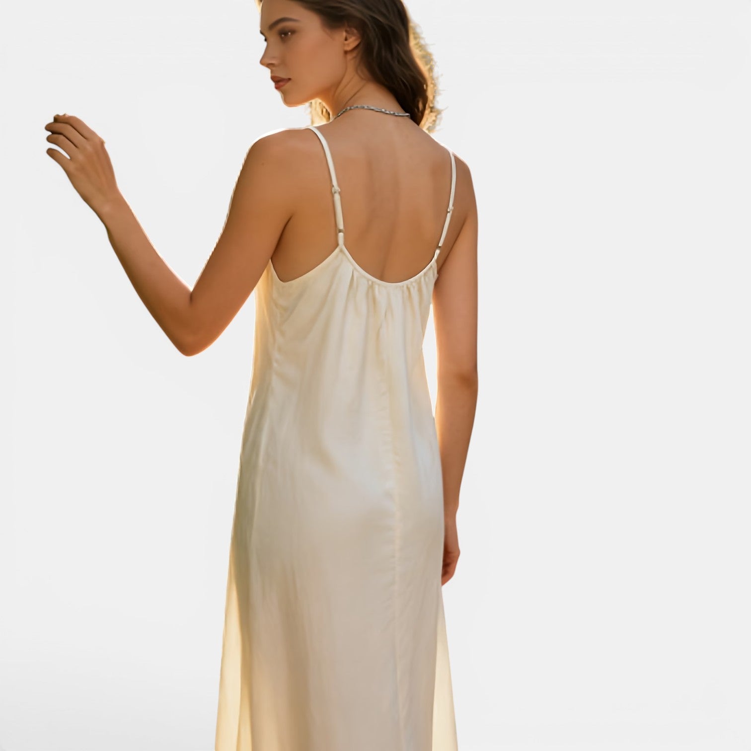 Monvaline | Women’s Sleeveless Holiday Midi Dress – Comfortable Summer Fit