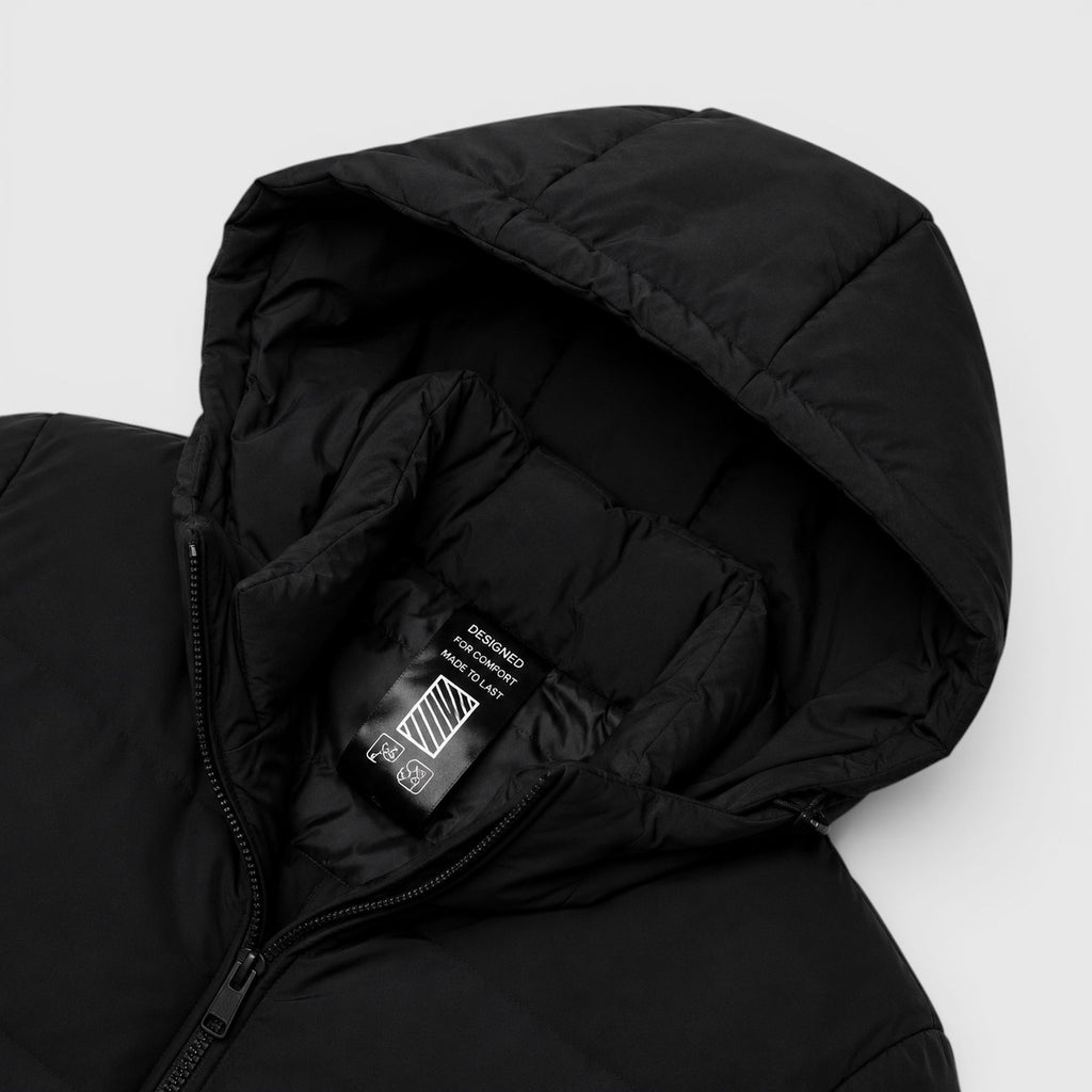 Monvaline | Men's Thick Hooded Jacket for Cold Weather Wear