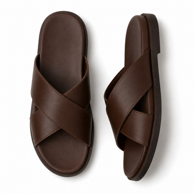 Monvaline | Men's Lightweight Non-Slip Slide Sandals Casual Outdoor Footwear
