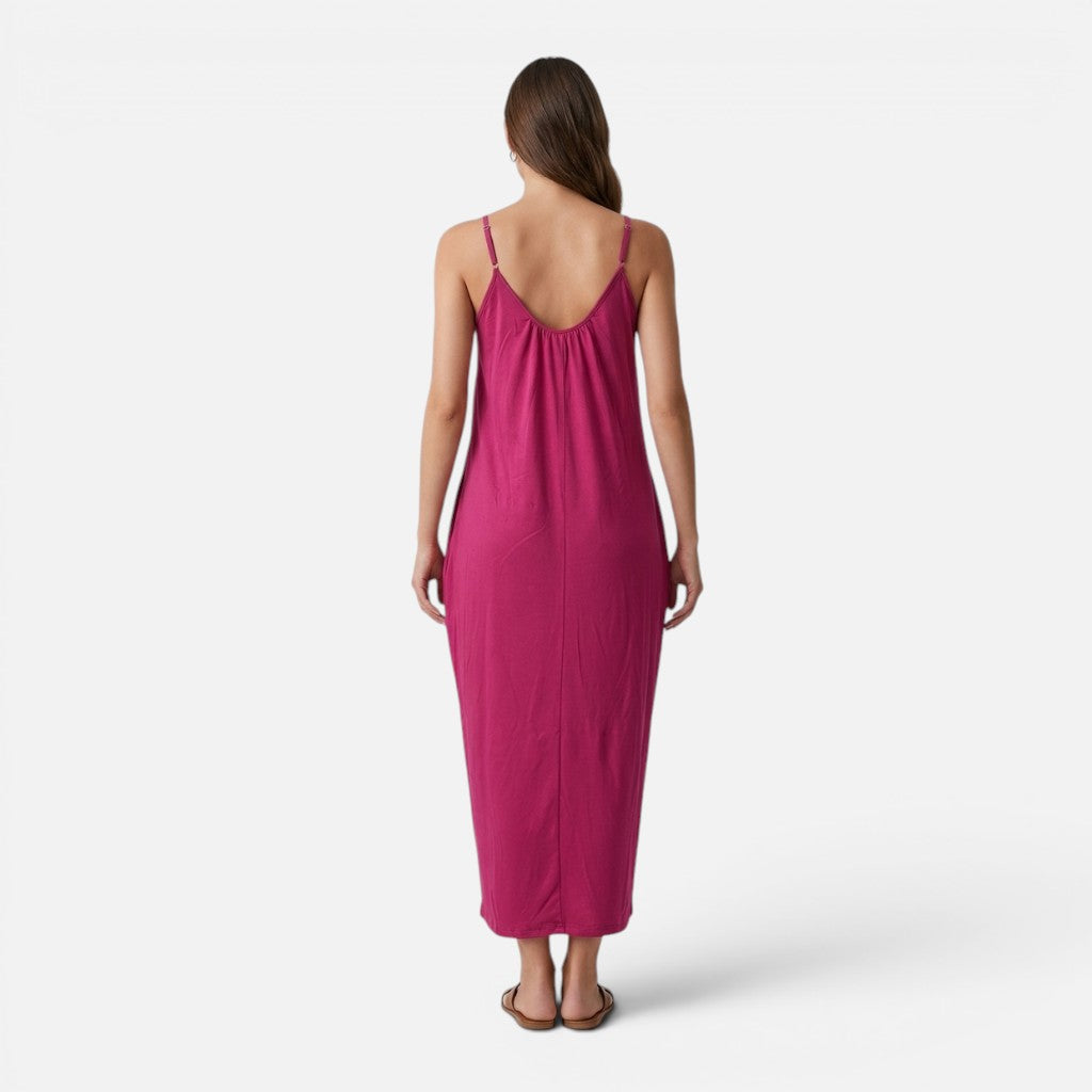 Monvaline | Women’s Relaxed Maxi Cami Dress