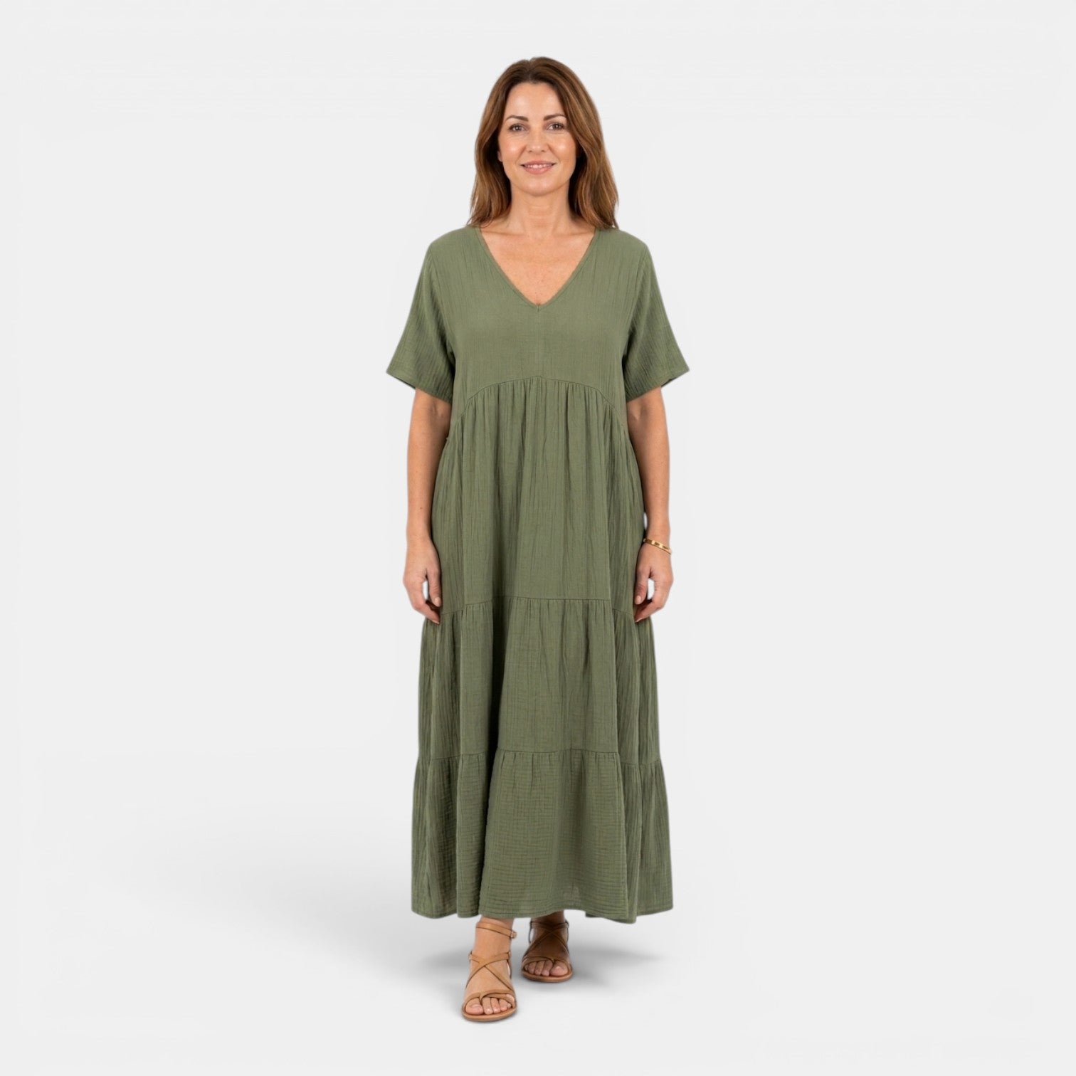 Monvaline | Women’s Off Shoulder Pleated Midi Dress for Summer Events