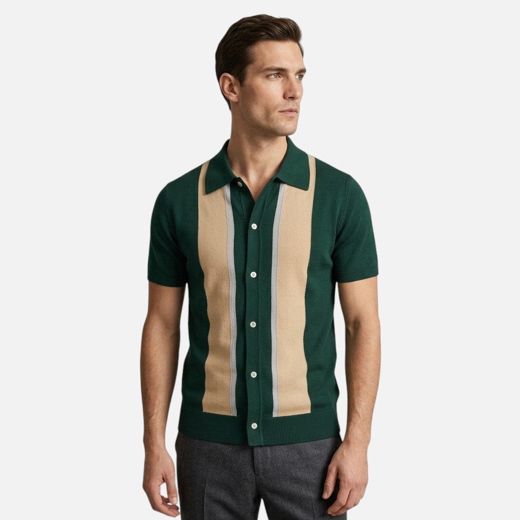 Monvaline | Men’s Emerald Riviera Shirt