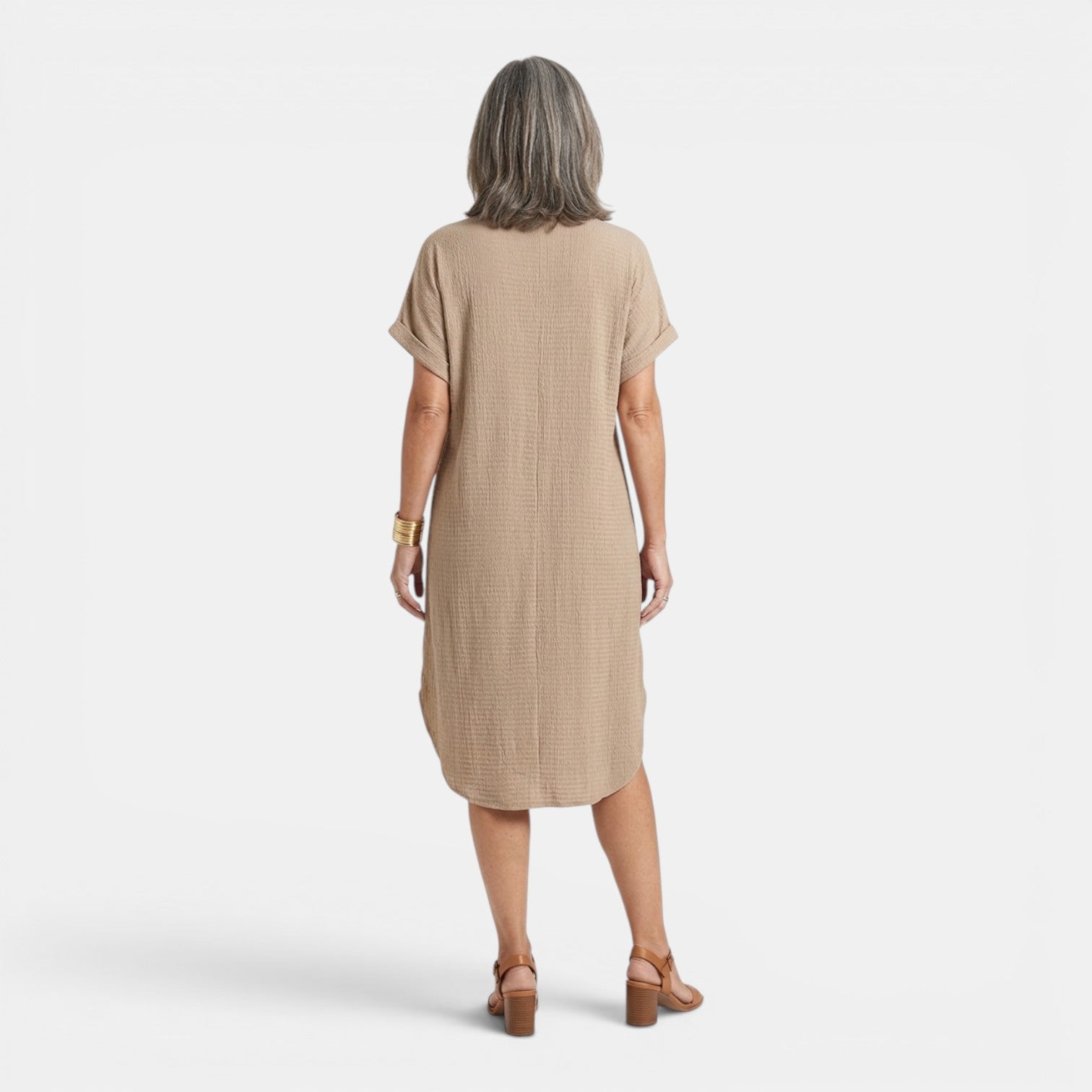 Monvaline | Women’s Plus Size Summer Dress Loose Fit Casual Midi