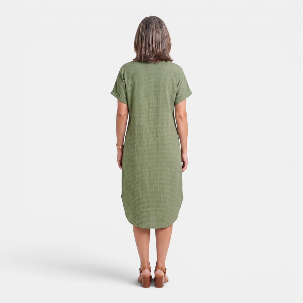 Monvaline | Women’s Plus Size Summer Dress Loose Fit Casual Midi