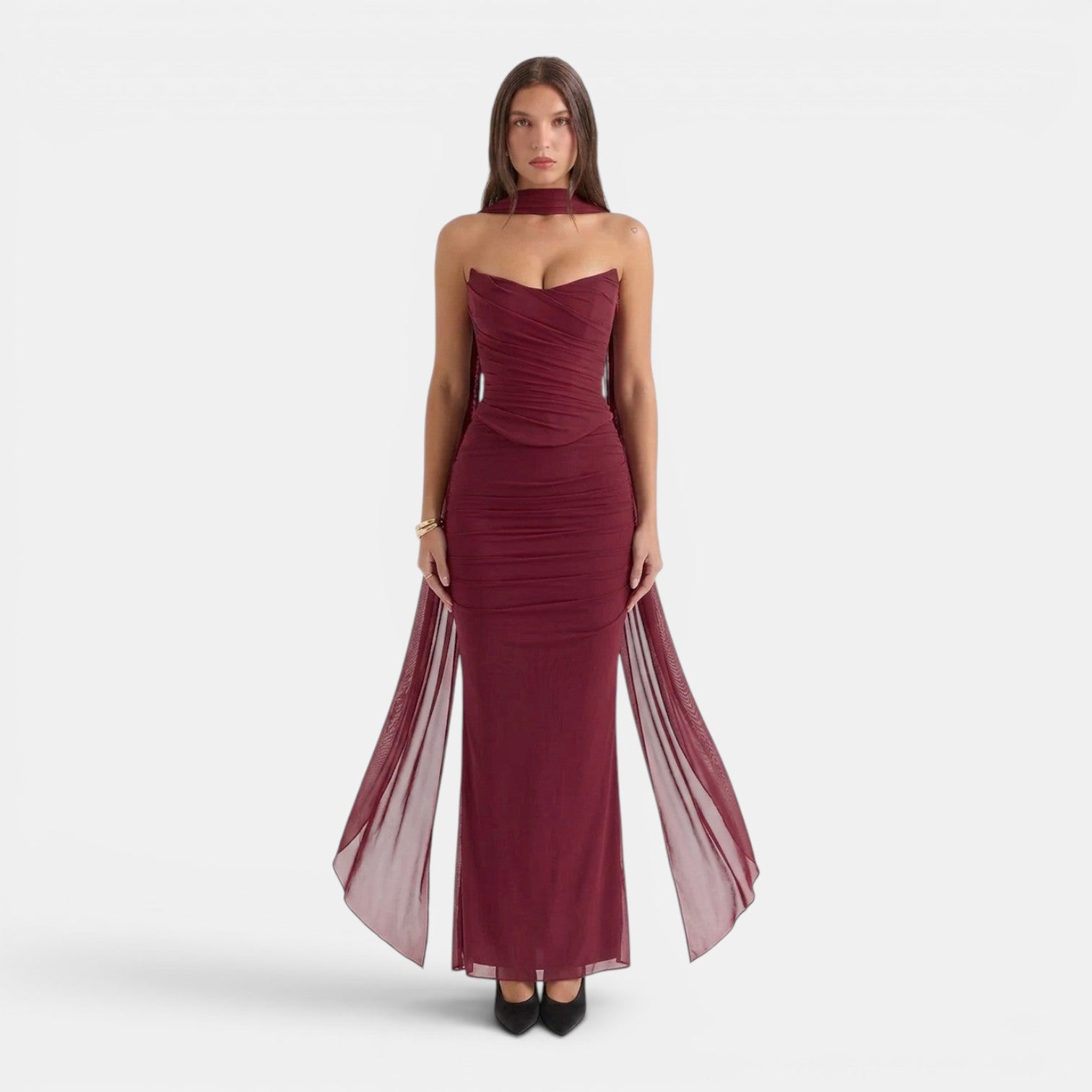 Monvaline | Women's Strapless Suit Set for Weddings & Special Occasions