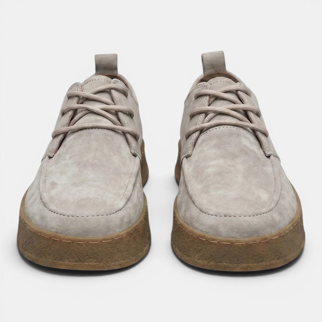 Monvaline | Men's Casual Oxford Shoes Comfortable Lace-Up Business Casual