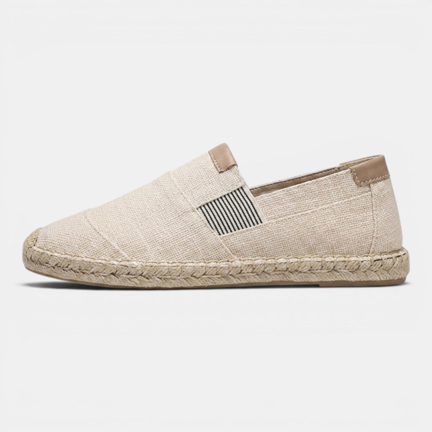 Monvaline | Men’s Canvas Espadrilles Lightweight Breathable Summer Slip-On