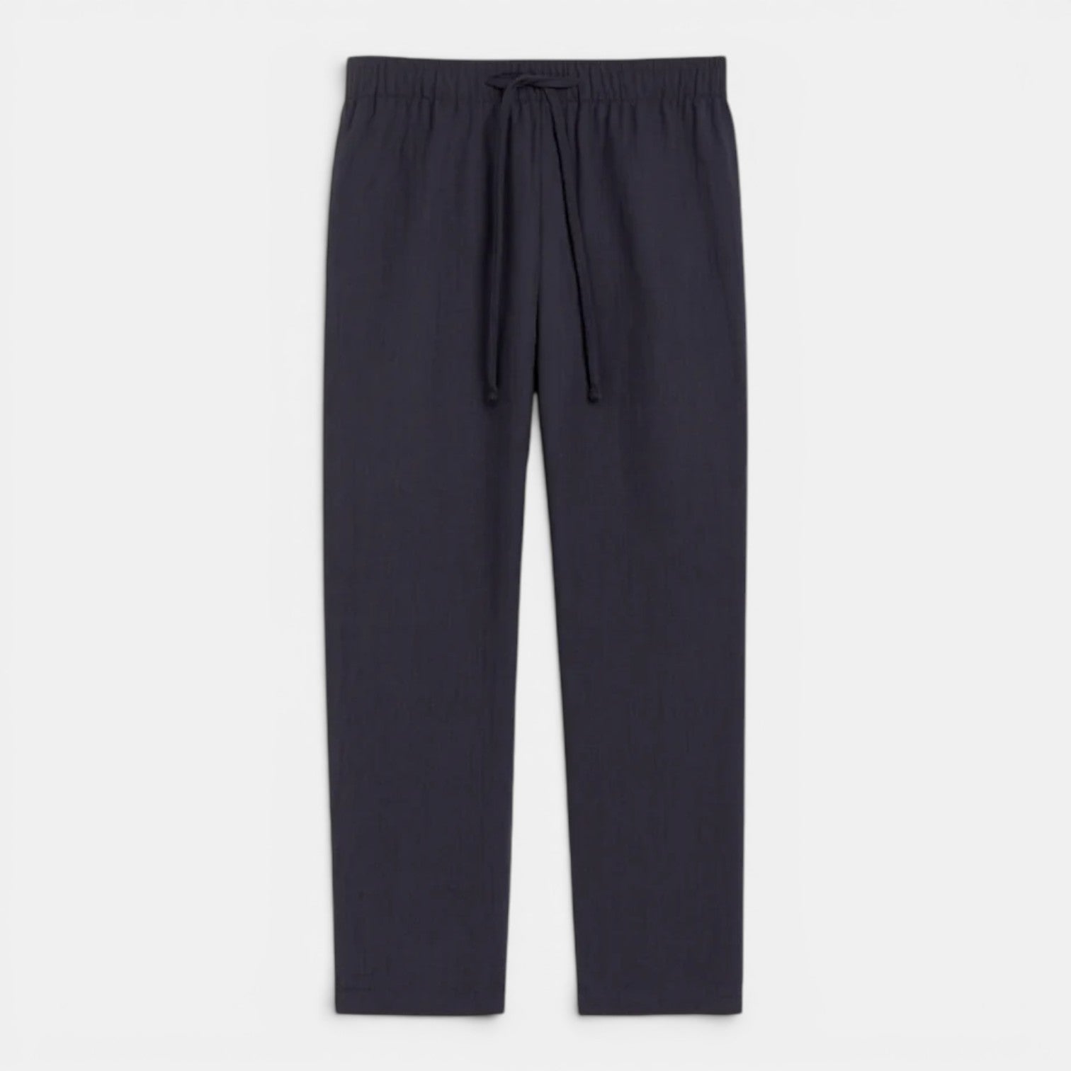 Monvaline | Men’s Coastal Navy Linen Pants