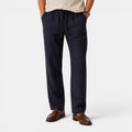 Monvaline | Men’s Coastal Navy Linen Pants