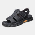 Monvaline | Men’s Comfortable Leather Sandals for Walking & Driving