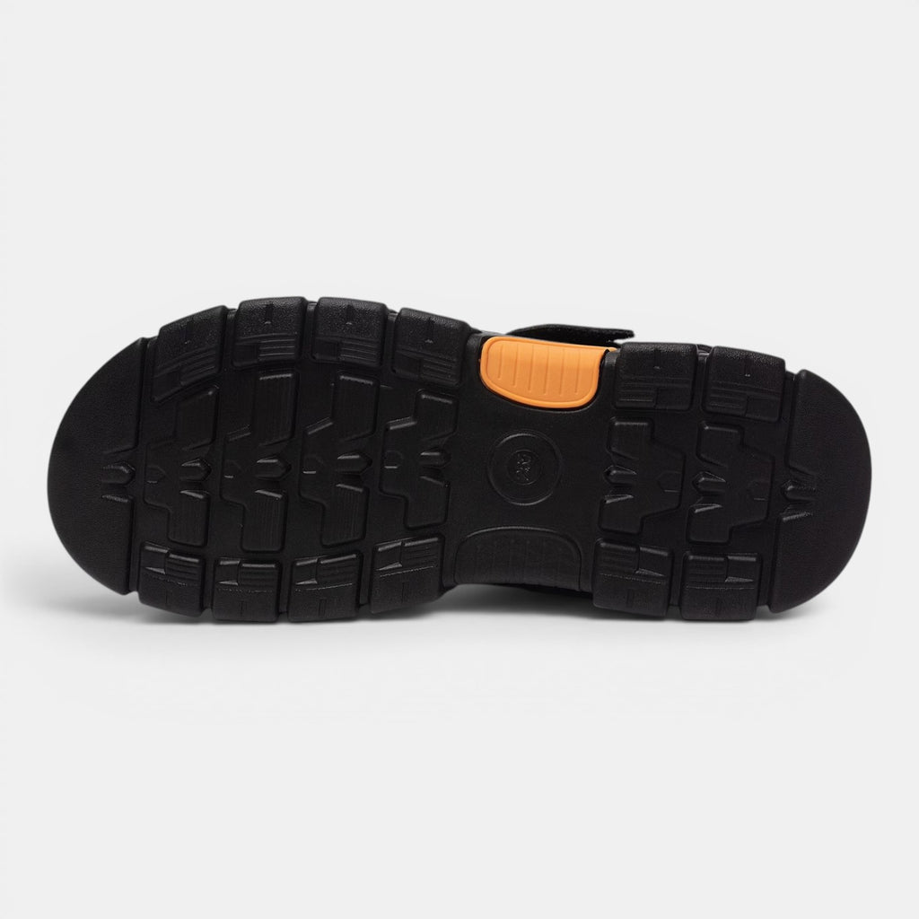 Monvaline | Men’s Comfortable Leather Sandals for Walking & Driving
