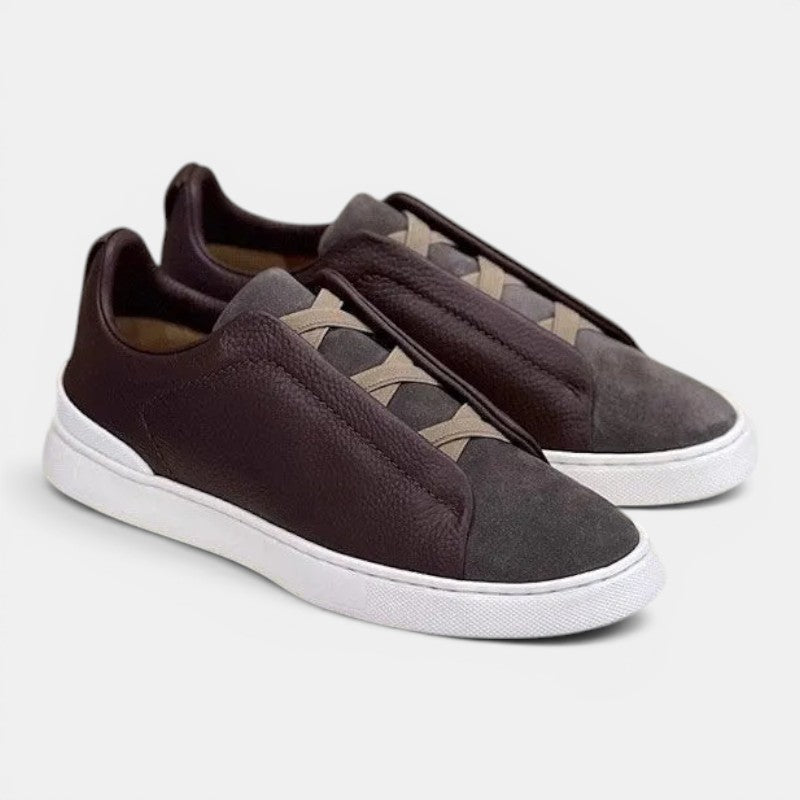 Monvaline | Men's Comfortable Slip-On Board Shoes for Everyday Wear