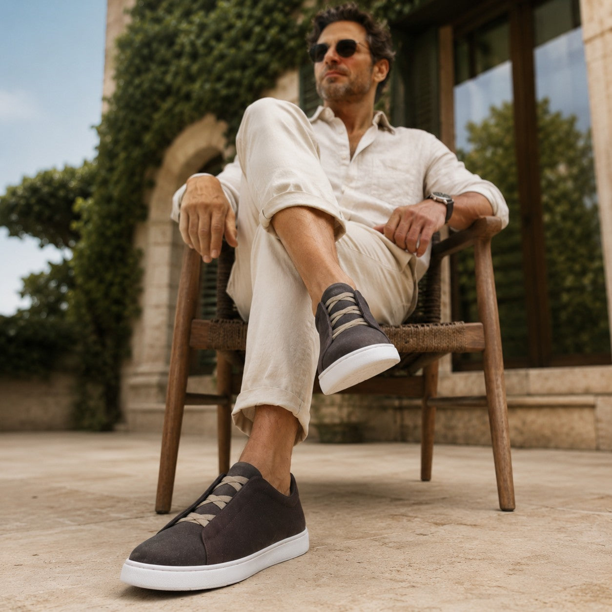 Monvaline | Men's Comfortable Slip-On Board Shoes for Everyday Wear