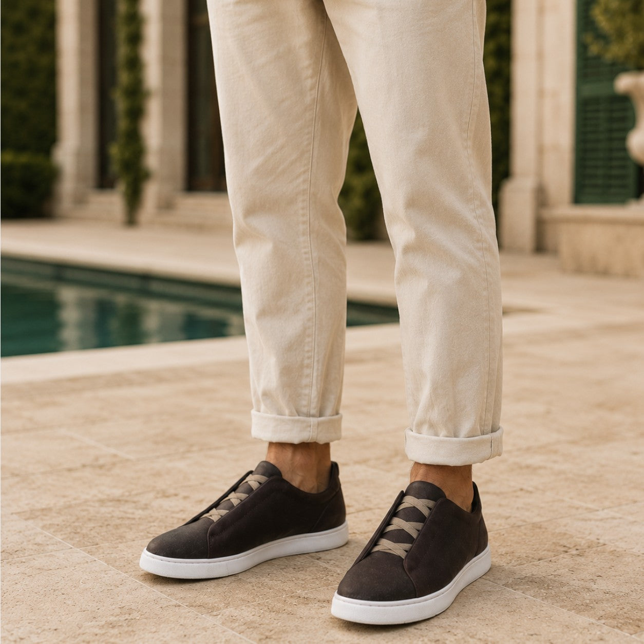 Monvaline | Men's Comfortable Slip-On Board Shoes for Everyday Wear