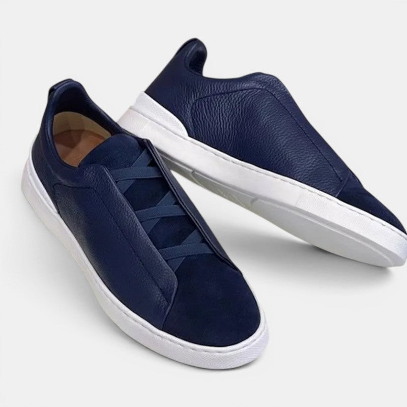 Monvaline | Men's Comfortable Slip-On Board Shoes for Everyday Wear