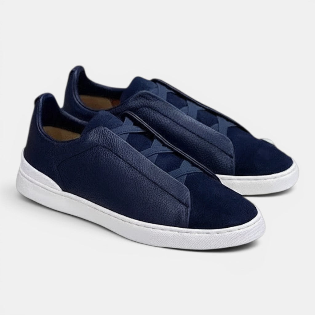 Monvaline | Men's Comfortable Slip-On Board Shoes for Everyday Wear
