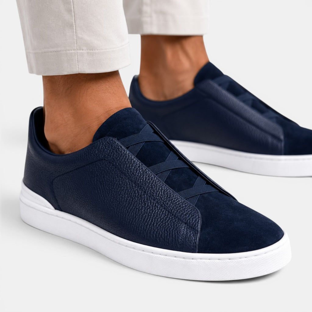 Monvaline | Men's Comfortable Slip-On Board Shoes for Everyday Wear
