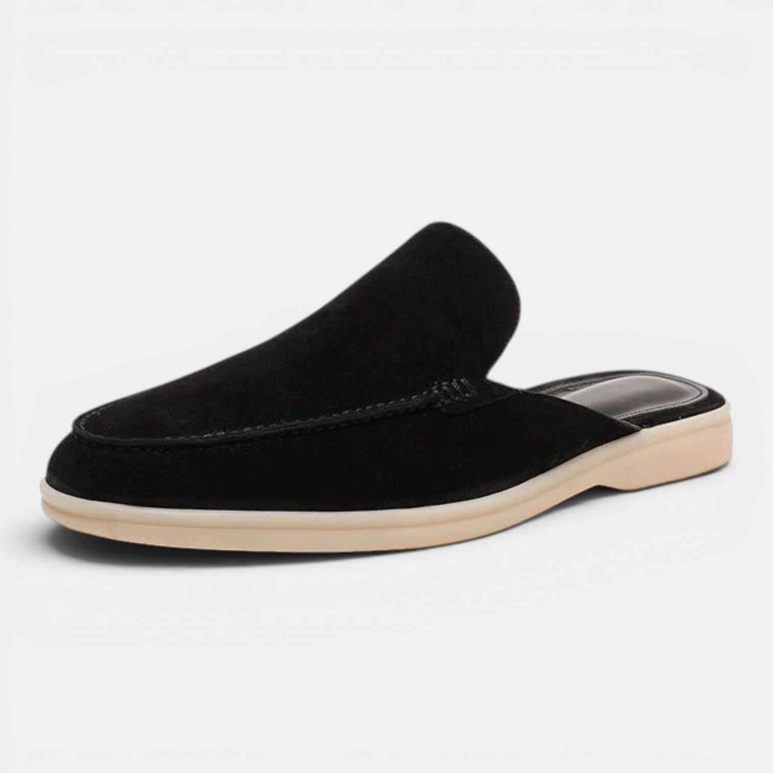 Monvaline | Men’s Comfortable Suede Loafers – Soft Slip-On Slipper Shoes