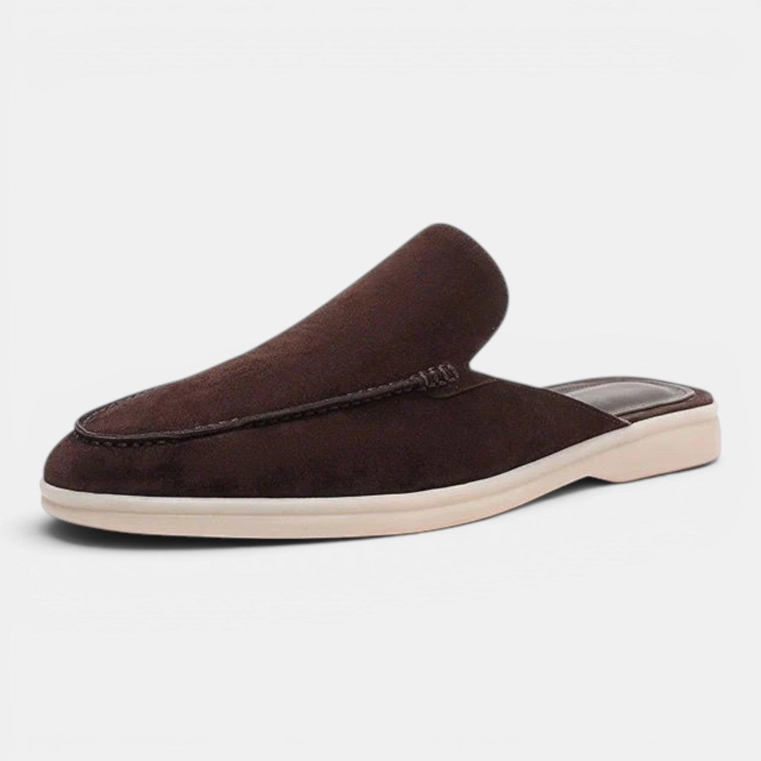Monvaline | Men’s Comfortable Suede Loafers – Soft Slip-On Slipper Shoes
