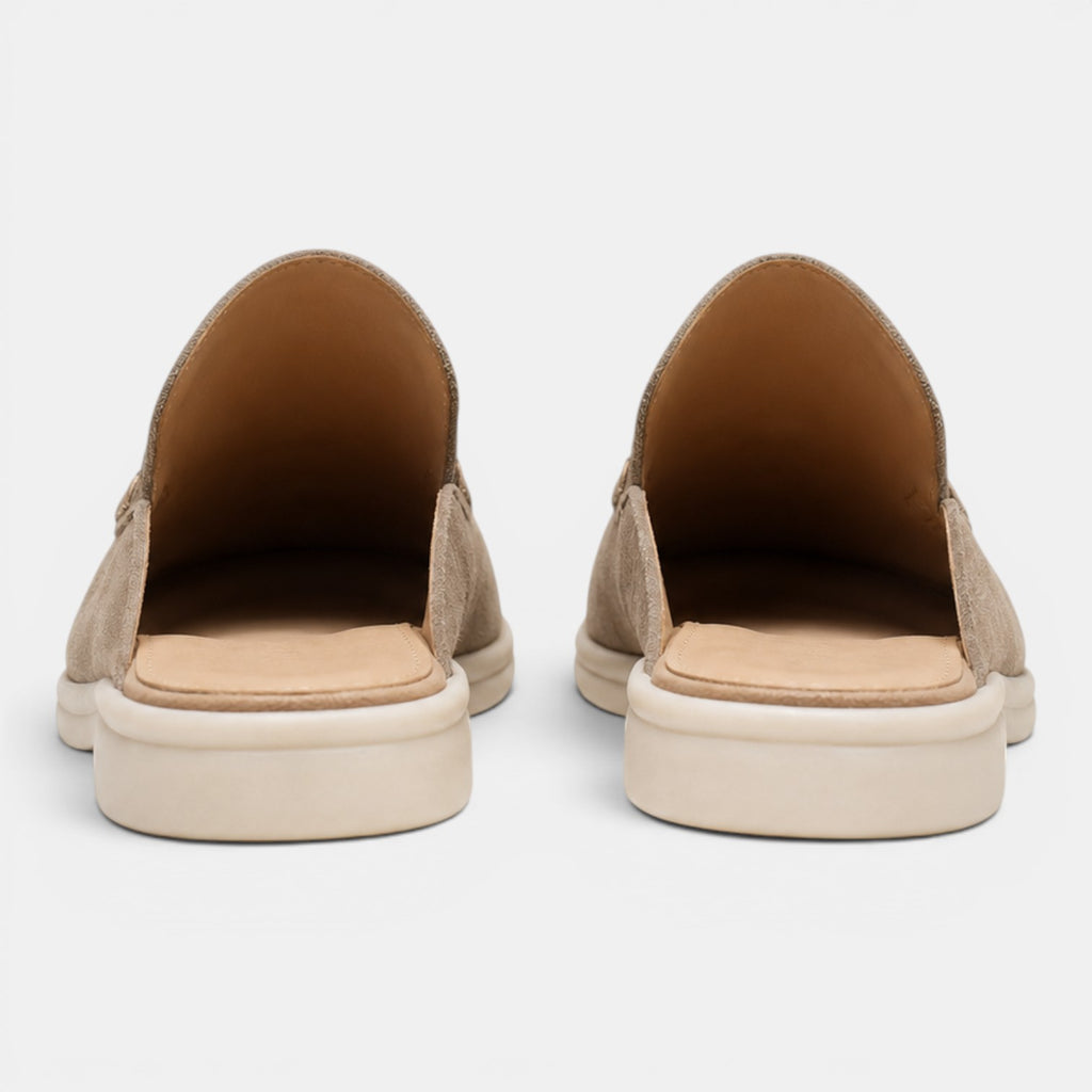 Monvaline | Men’s Comfortable Suede Loafers – Soft Slip-On Slipper Shoes