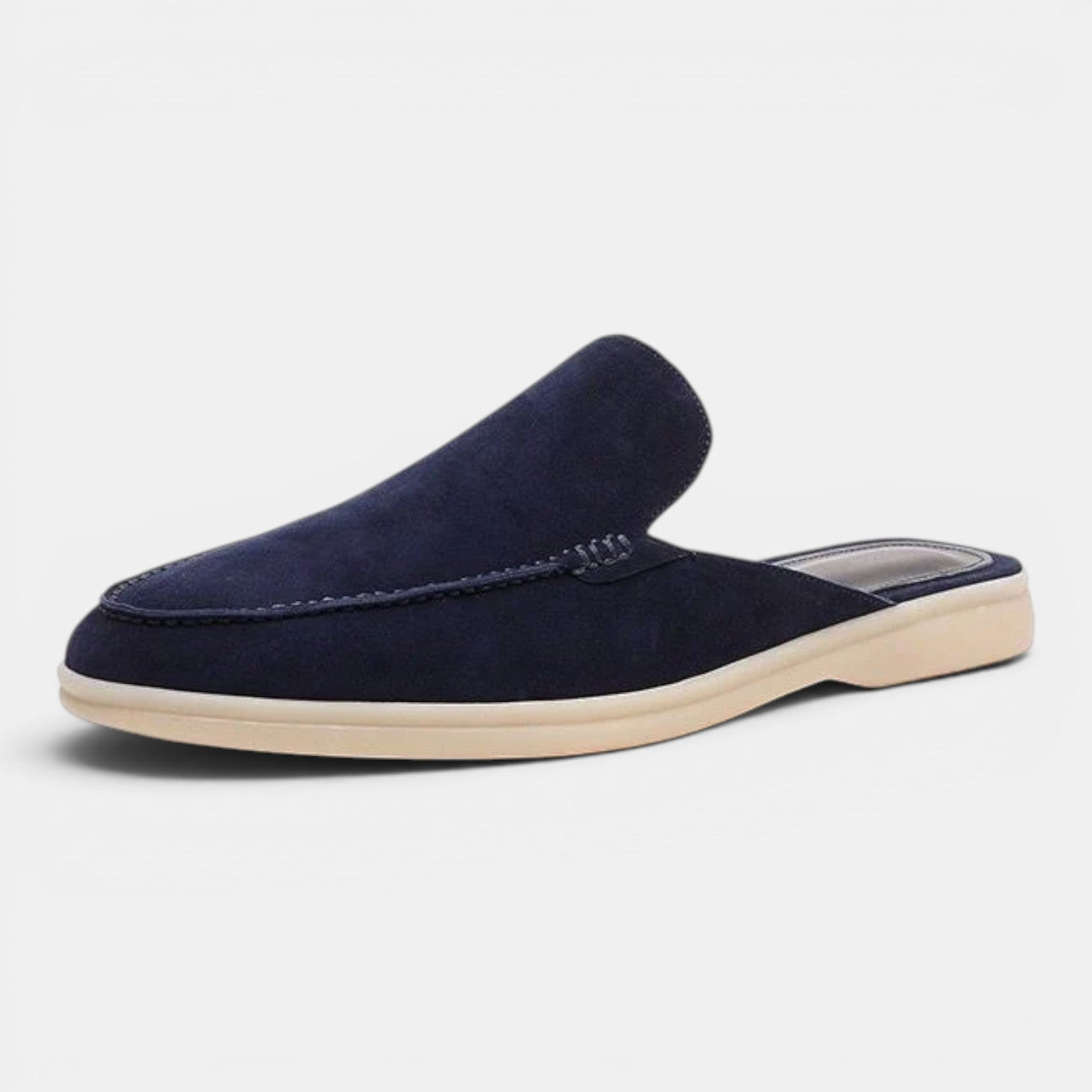 Monvaline | Men’s Comfortable Suede Loafers – Soft Slip-On Slipper Shoes