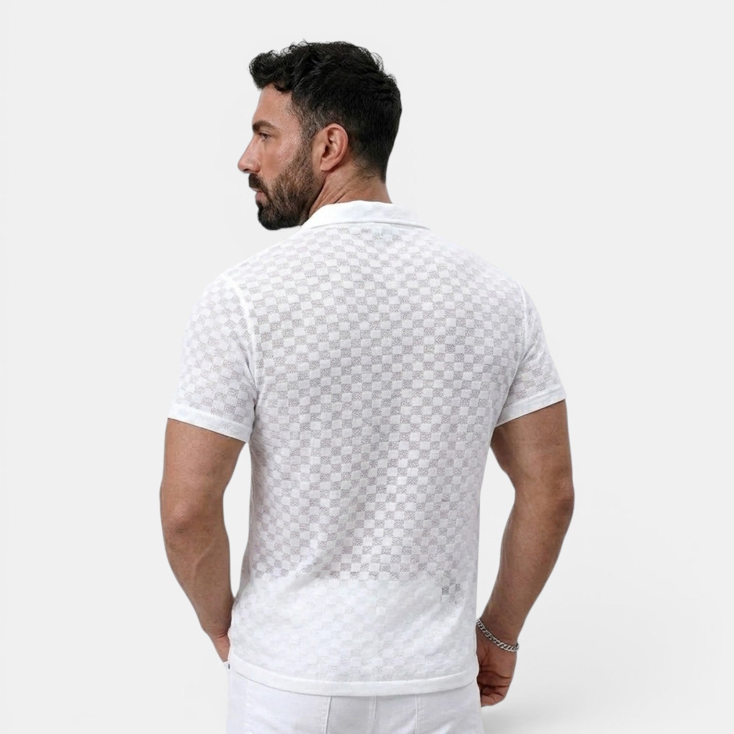 Monvaline | Men’s Lightweight Knit Shirt for Summer Holidays