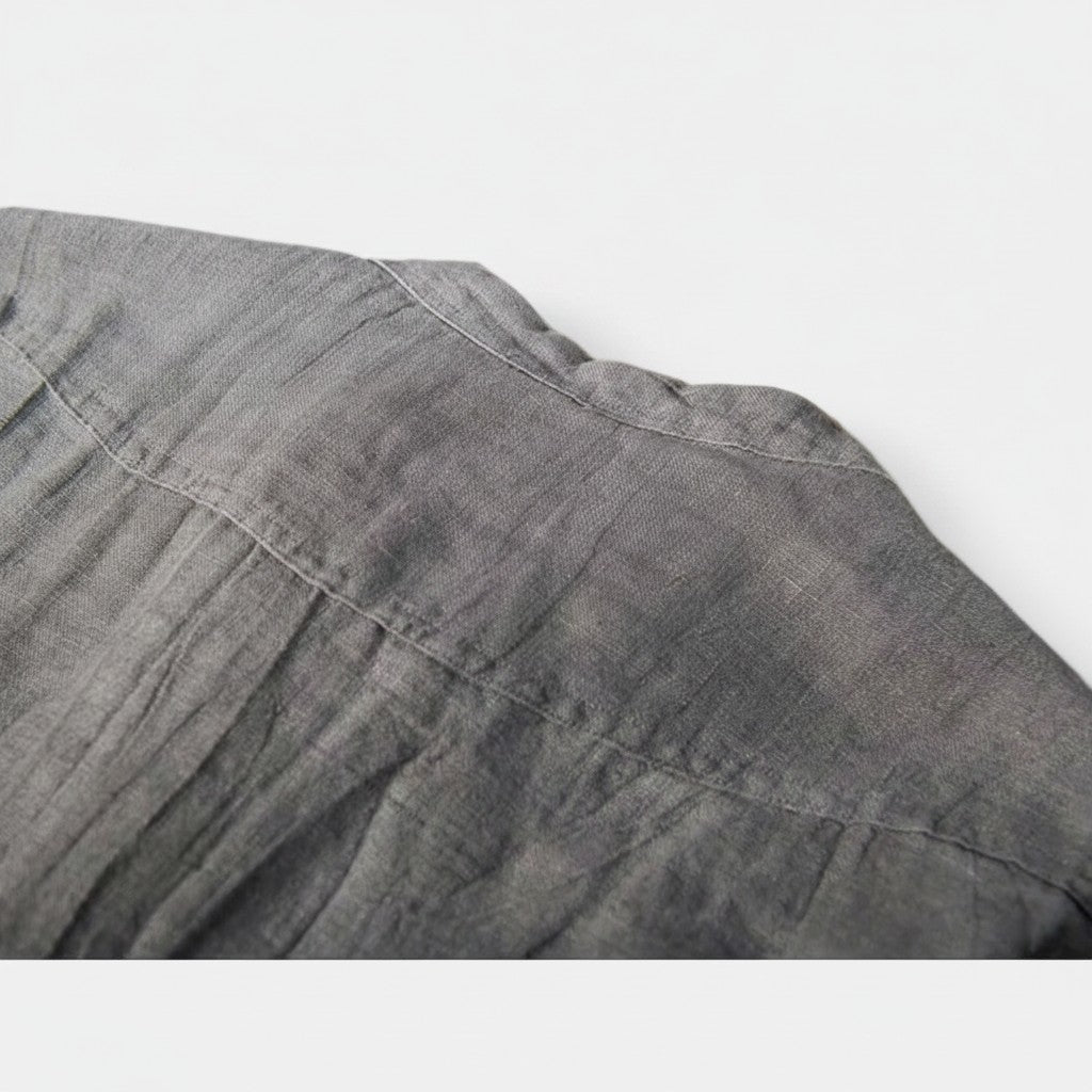 Monvaline | Men’s Lightweight Linen Shirt – Casual Summer Holiday Top