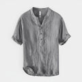Monvaline | Men’s Lightweight Linen Shirt – Casual Summer Holiday Top