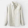 Monvaline | Men’s Linen Shirt Loose Fit Summer Breathable Comfort Wear